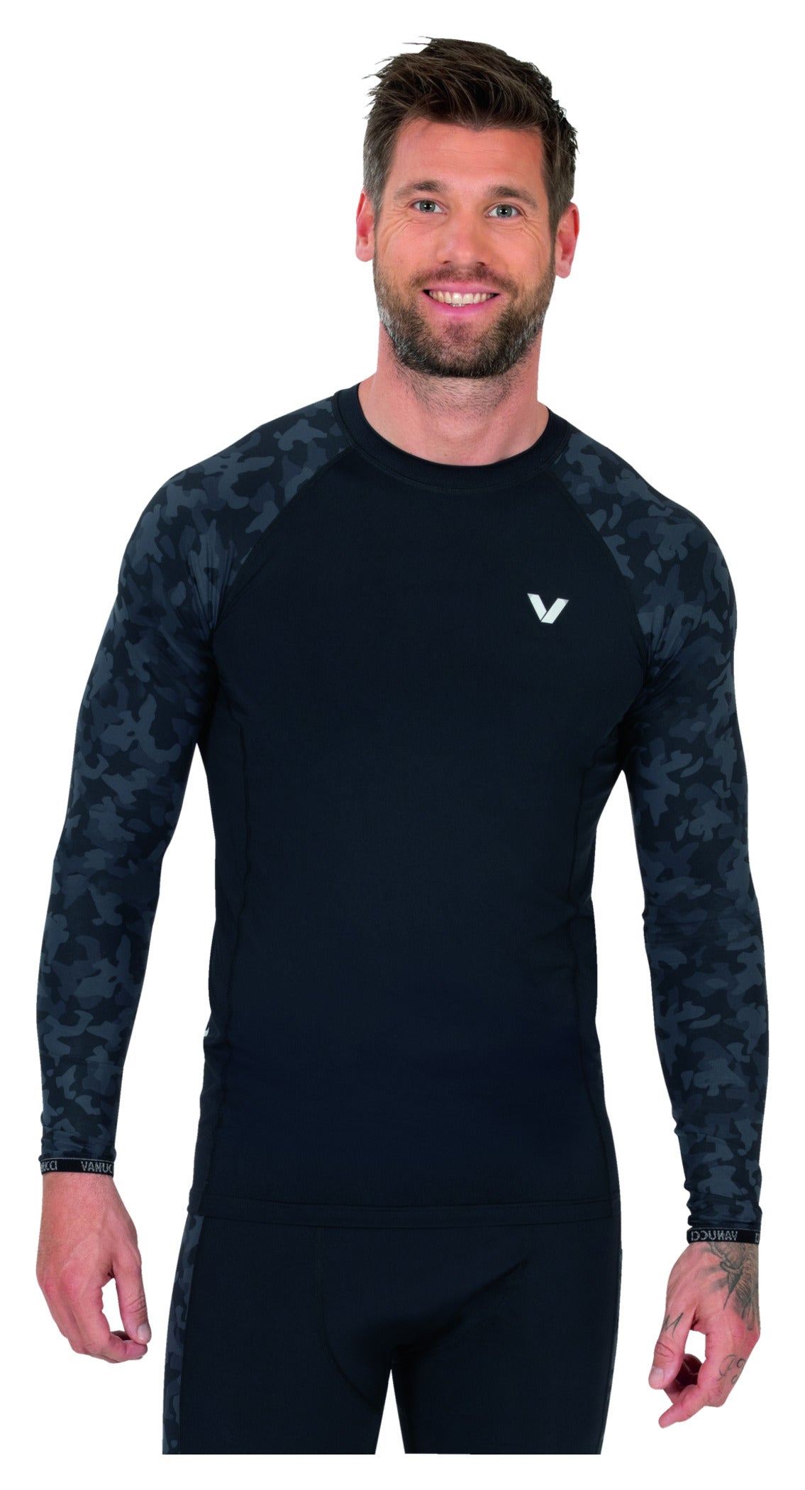 Bluză Termo Moto Dark Camo 2.0 Vanucci - Ușoară, Respirabilă