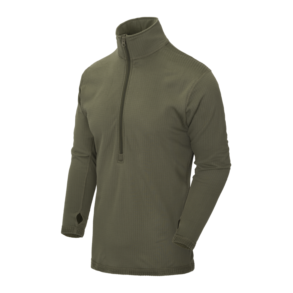 Bluză Termoactivă Helikon-Tex US LVL 2 Olive Green cu Fermoar
