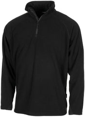 Bluză Troyer Microfleece Negru MFH - 200 g/m², 100% Poliester