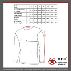 Bluză US Flecktarn MFH - 100% Bumbac, 170g/m²