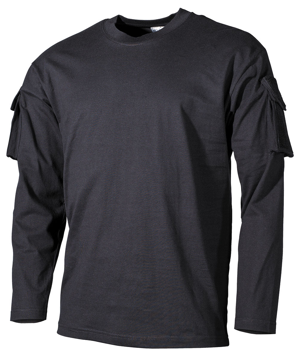 Bluză US Negru MFH - 100% Bumbac, 170g/m²