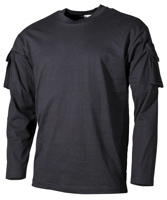 Bluză US Negru MFH - 100% Bumbac, 170g/m²