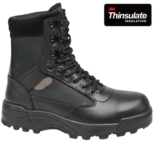 Bocanci 9 Eyelet Tactical Dark Camo Brandit - Aderenta si Rezistenta