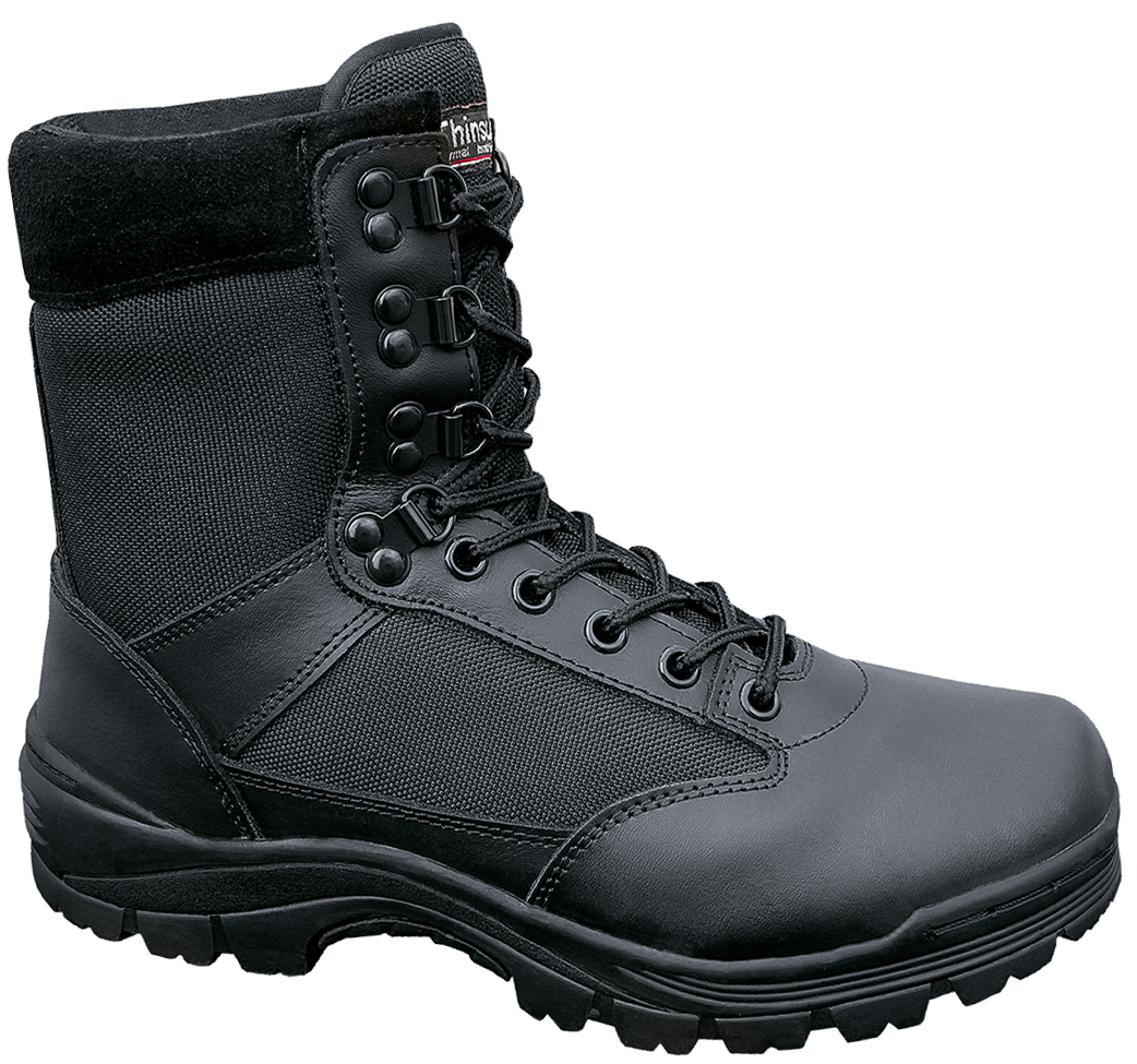 Bocanci 9 Eyelet Tactical Negru Brandit - Robustete si Aderenta