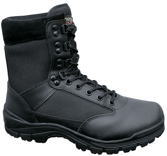 Bocanci 9 Eyelet Tactical Negru Brandit - Robustete si Aderenta