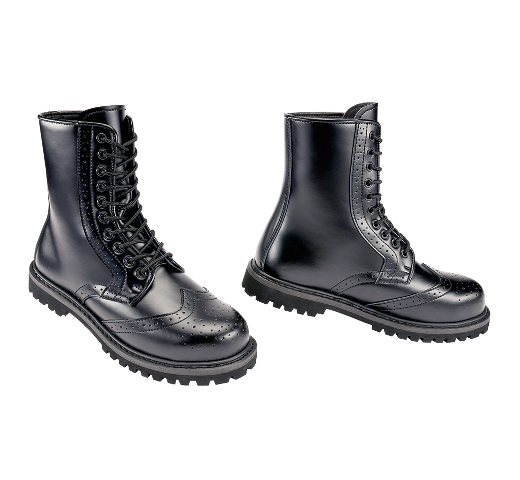 Bocanci Budapester Phantom 10 Eyelet Negru Brandit - Durabilitate la Extrem