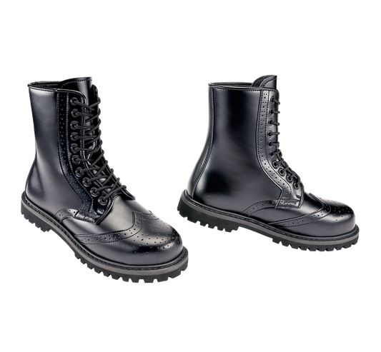 Bocanci Budapester Phantom 10 Eyelet Negru Brandit - Durabilitate la Extrem