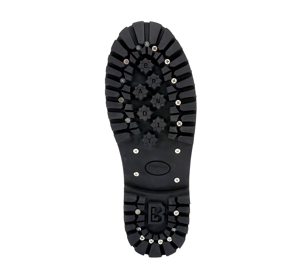 Bocanci Budapester Phantom 10 Eyelet Negru Brandit - Durabilitate la Extrem