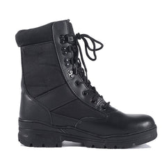 Bocanci Militari cu Talpă Cusută Integral – Shadow Forge Black