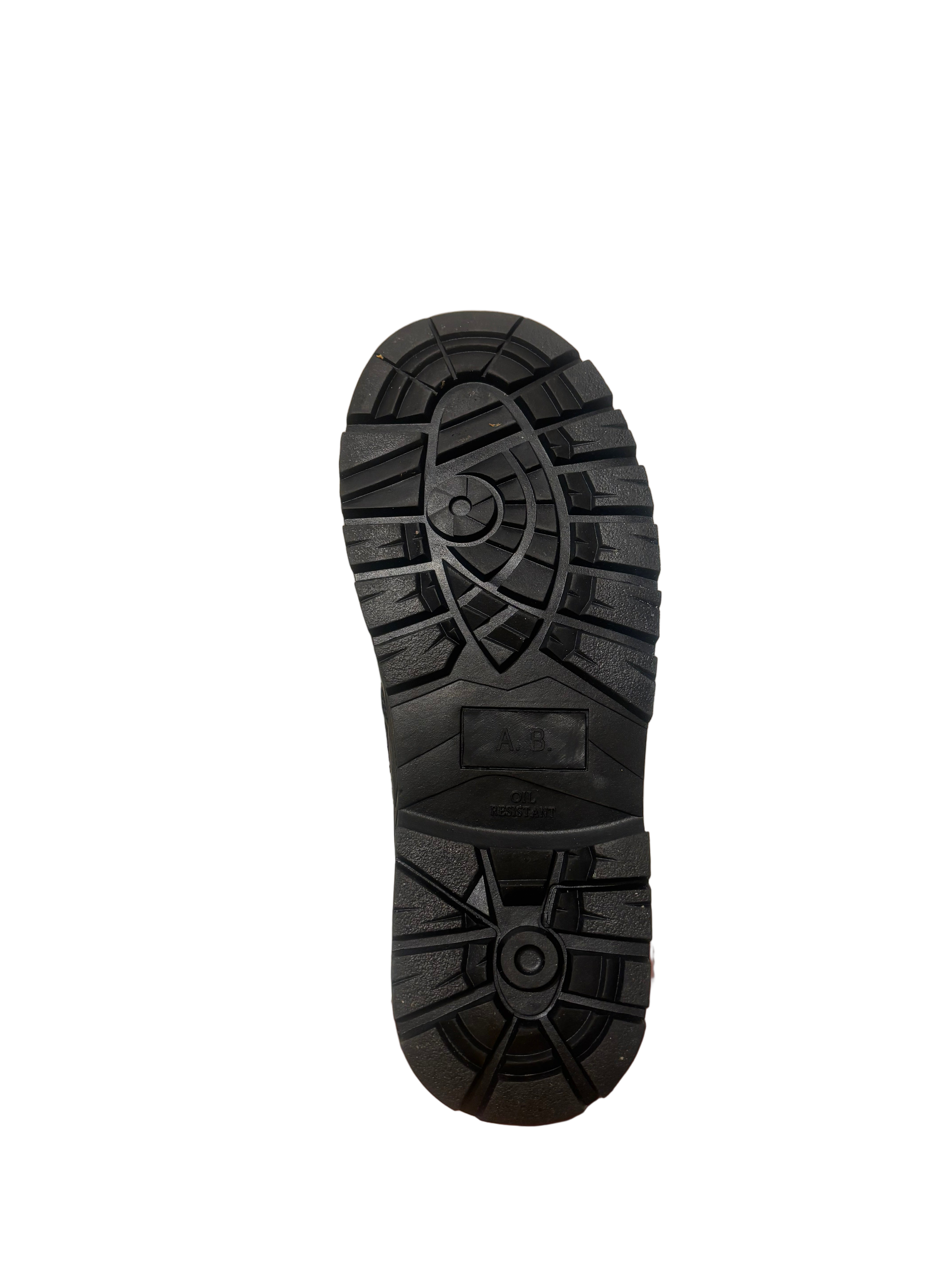 Bocanci Militari cu Talpă Cusută Integral – Shadow Forge Black