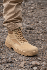 Bocanci Militari cu Talpǎ Cusutǎ - Shadow Forge Bej - Military Shop