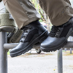 Bocanci Militari HAIX Combat GTX Black – Impermeabili GORE-TEX, Stabilitate și Durabilitate în Teren