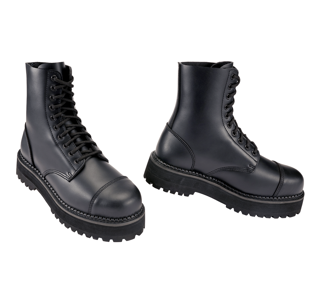 Bocanci Plateau Phantom 10 Eyelet Negru Brandit - Stil si Durabilitate