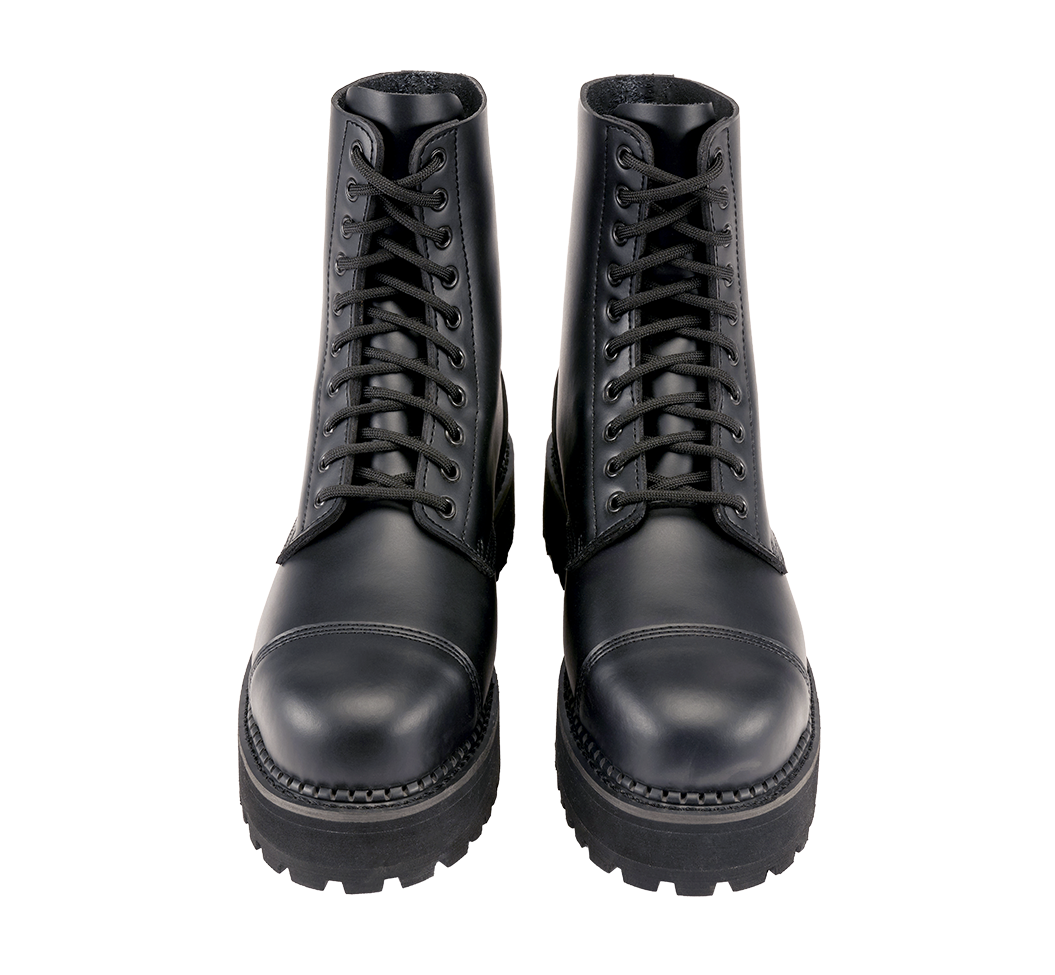 Bocanci Plateau Phantom 10 Eyelet Negru Brandit - Stil si Durabilitate