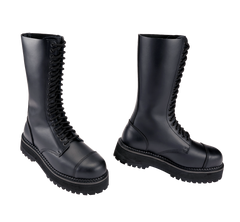 Bocanci Plateau Phantom 20 Eyelet Negru Brandit - Prezență Impunătoare