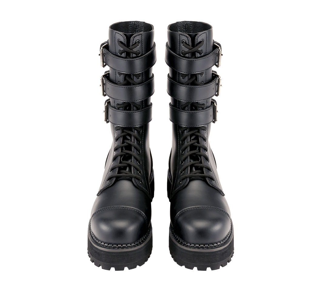 Bocanci Plateau Phantom Buckle Negru Brandit - Stil Urban Distinctiv