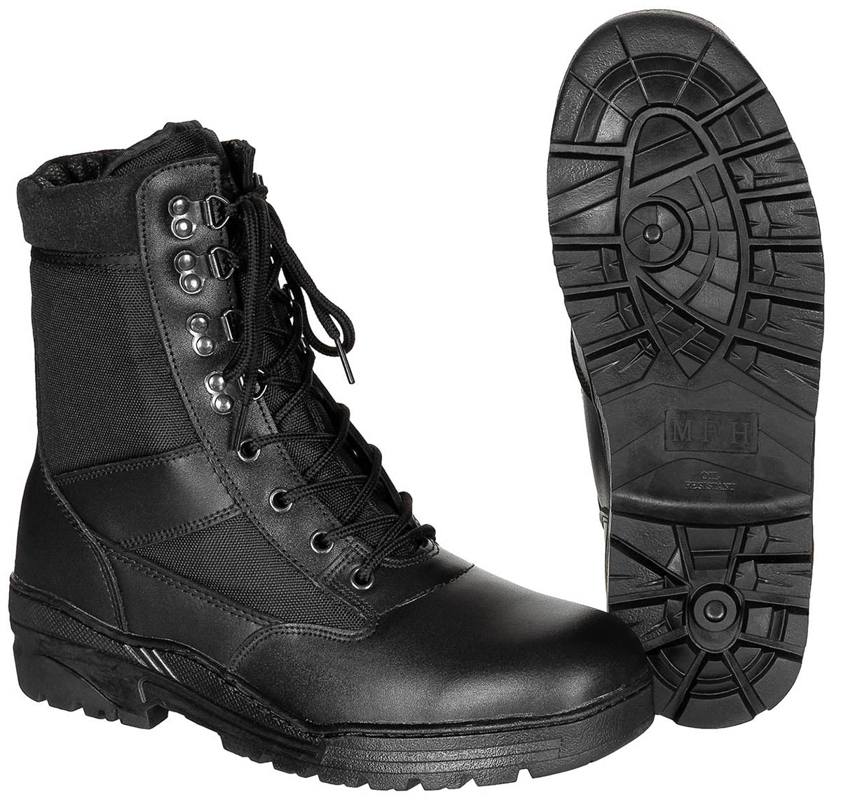 Bocanci Tactical "Security" Negru MFH - Ușori, Respirabili