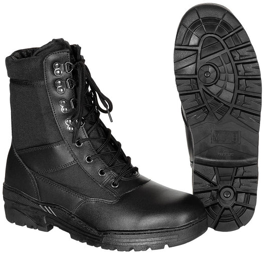 Bocanci Tactical "Security" Negru MFH - Ușori, Respirabili