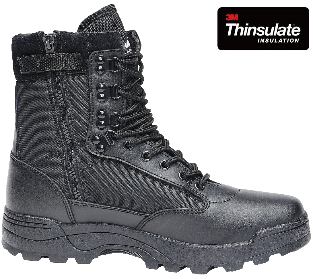 Bocanci Tactical Zipper Negru Brandit - Confort Tactic Zilnic