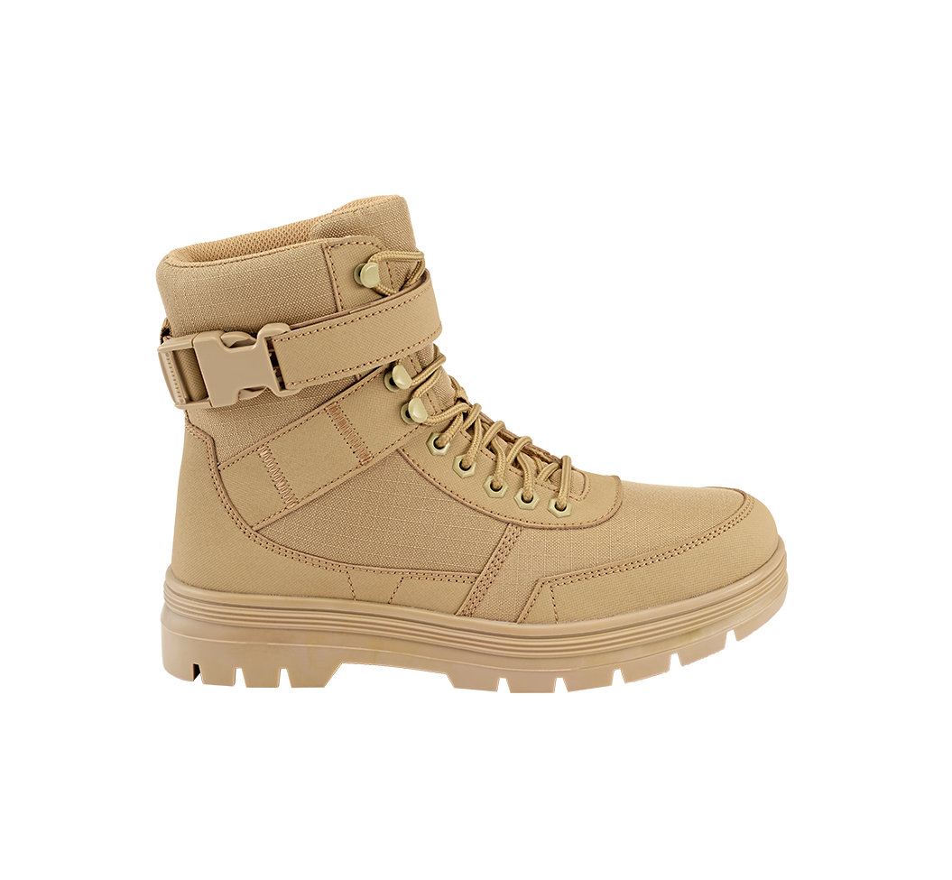 Bocanci Tactici Buckle 8 Eye Camel Brandit - Aderenta si Rezistenta