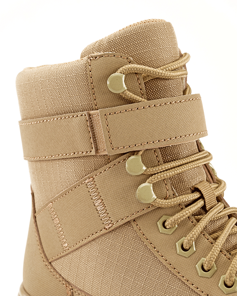 Bocanci Tactici Buckle 8 Eye Camel Brandit - Aderenta si Rezistenta