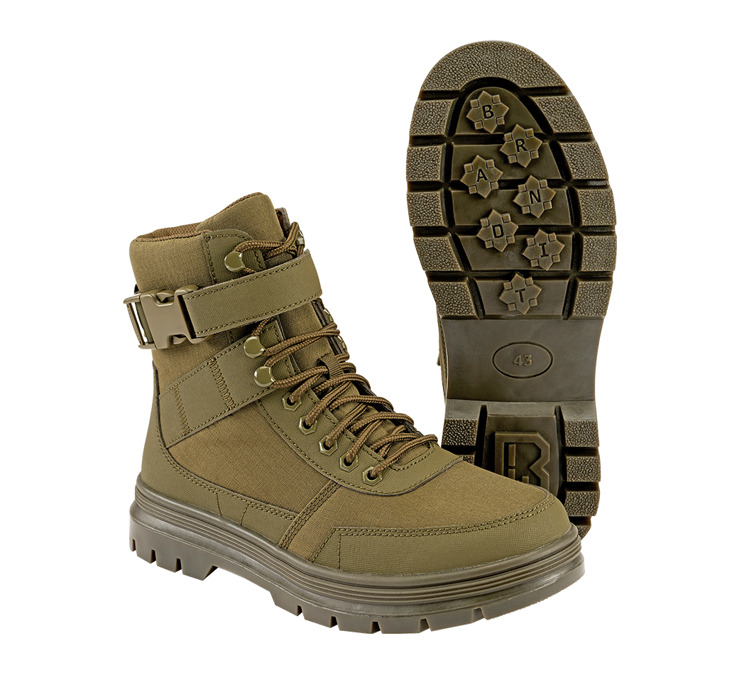 Bocanci Tactici Buckle 8 Eye Olive Brandit - Confort Durabil