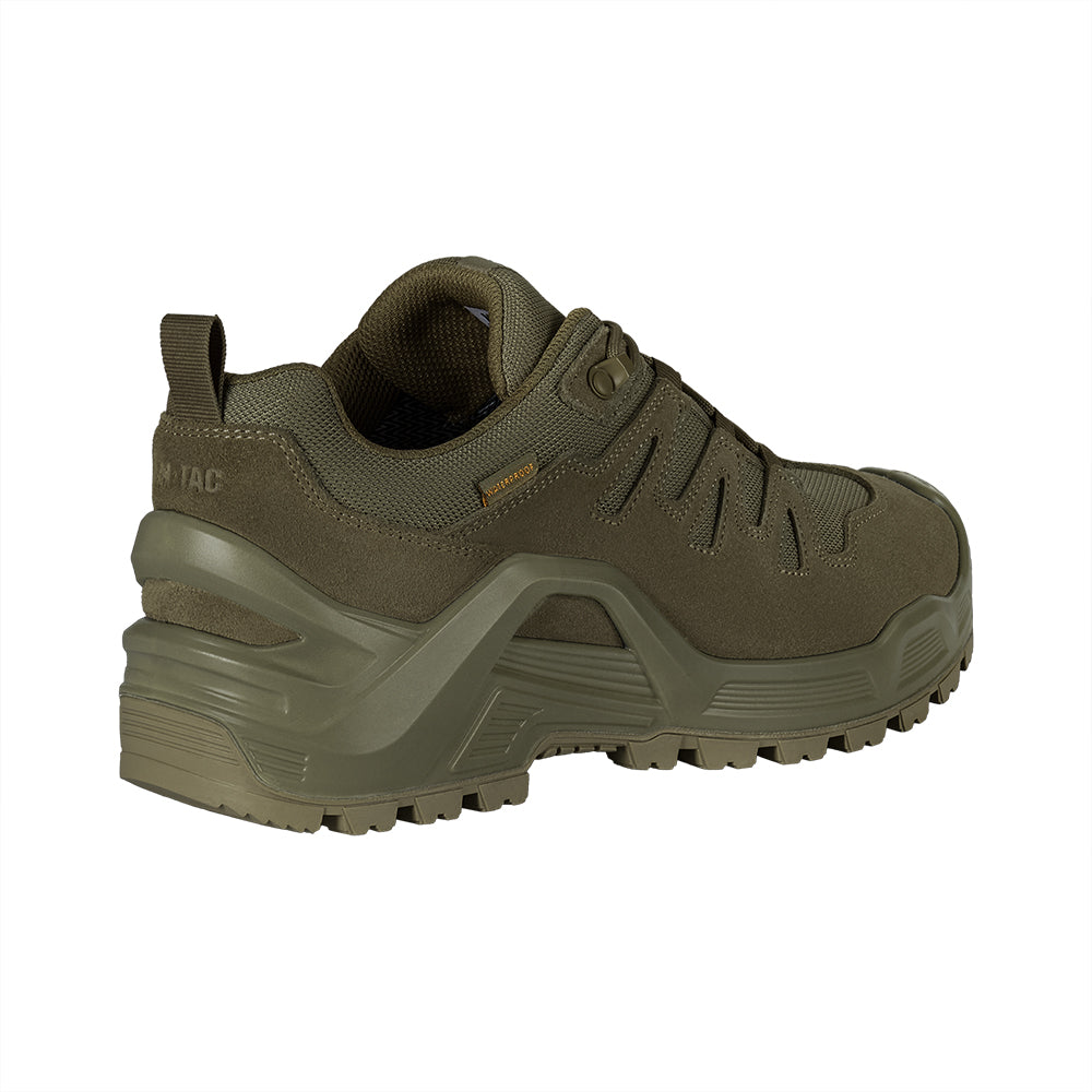 Bocanci Tactici Caiman Low M-Tac - Olive, Impermeabili și Confortabili
