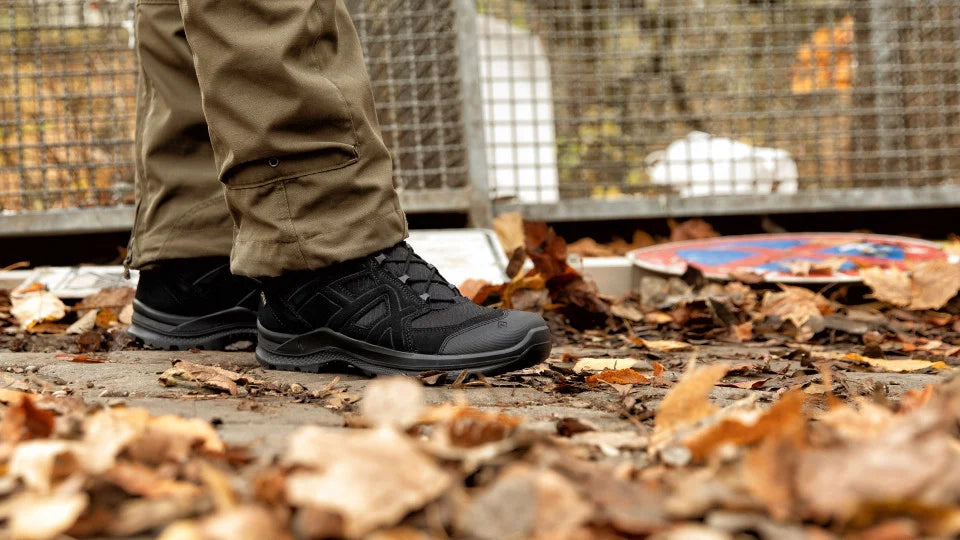 Bocanci Tactici HAIX Black Eagle Athletic 2.0 V GTX Mid Black – Impermeabili GORE-TEX, Ușori și Confortabili