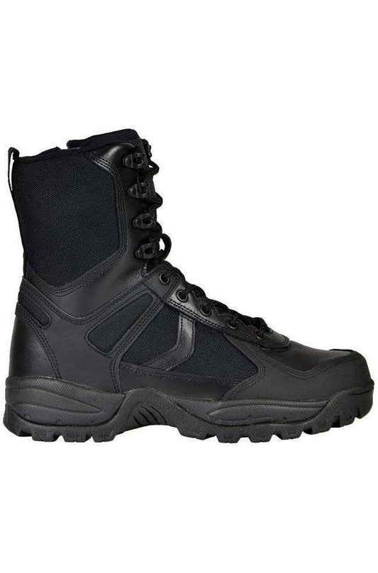 Bocanci Tactici Mil-Tec Patrol One-Zip – Fermoar YKK, Piele, Negri