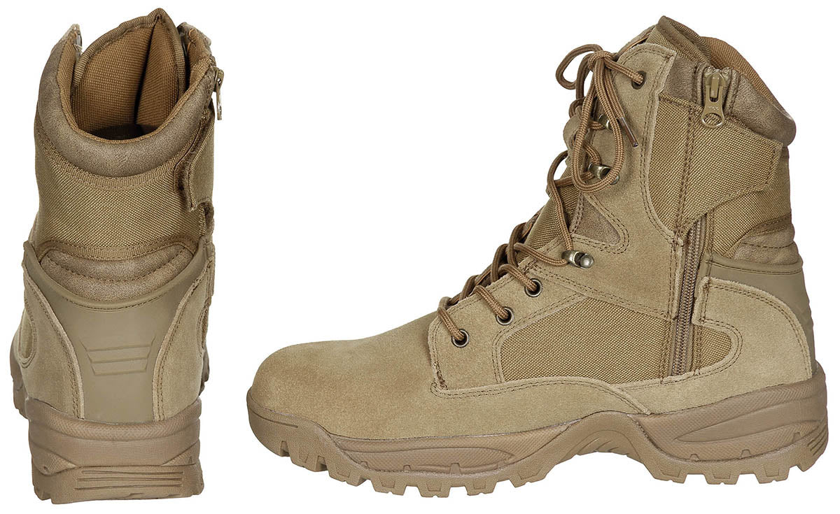 Bocanci Tactici "Mission" Coyote Tan MFH - Hidrofobi, Talpă Robustă