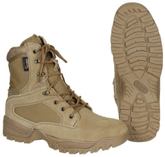 Bocanci Tactici "Mission" Coyote Tan MFH - Hidrofobi, Talpă Robustă