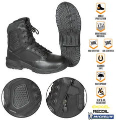 Bocanci tactici Strike Force 8.0 Negru Magnum - Impermeabili, Protecție gleznă Exogel