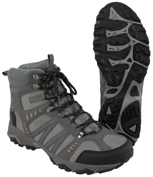 Bocanci Trekking Mountain High Gri FoxOutdoor - Uscare Rapidă, Antiderapantă