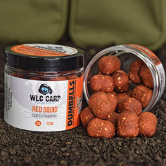 Boilies Cârlig Dumbbell Red Squid 24mm/120g WLC - Atac Rapid, Pești Mari