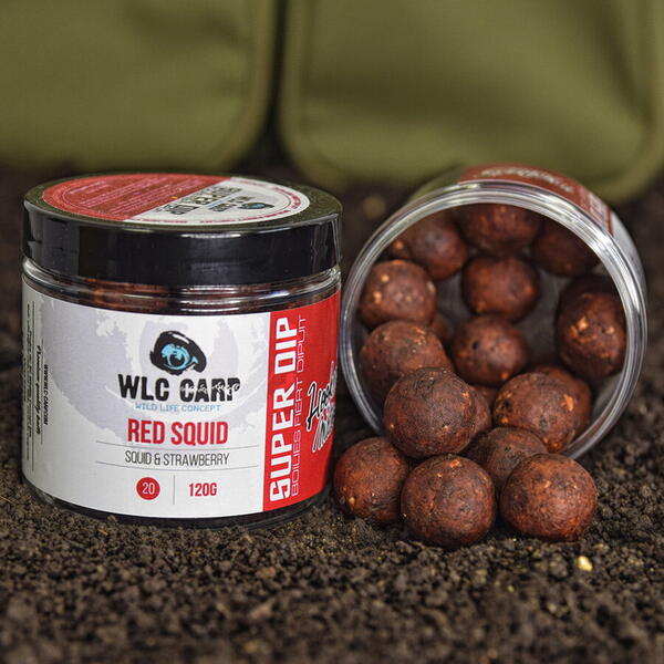 Boilies Cârlig WLC Superdip Red Squid 20mm - Atractivitate Maximă