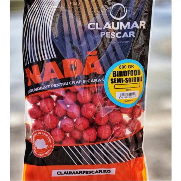 Boilies Claumar Birdfood ARROW INT. - Căpșuni, Semi-Solubil 20mm