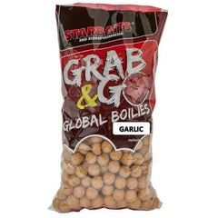 Boilies G&G Global Garlic 20mm 1kg Sensas - Atracție Intensă, Usturoi
