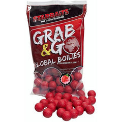 Boilies G&G Global Straw.Jam Sensas - Aroma Căpșuni, 20mm, 800g