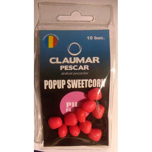 Boilies Pop-Up Porumb Artificial ARROW INT. - Pink Fluo, 10buc