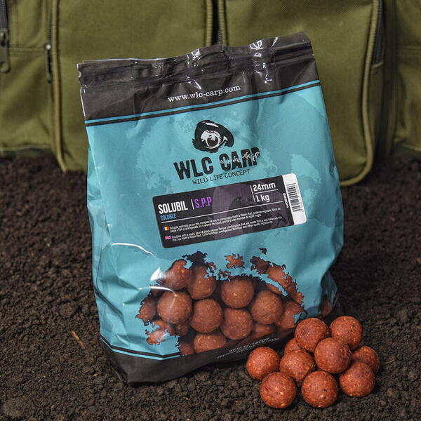 Boilies Solubile WLC SPP 24mm/1kg - Atractivitate Maximă, Reacție Rapidă - 1