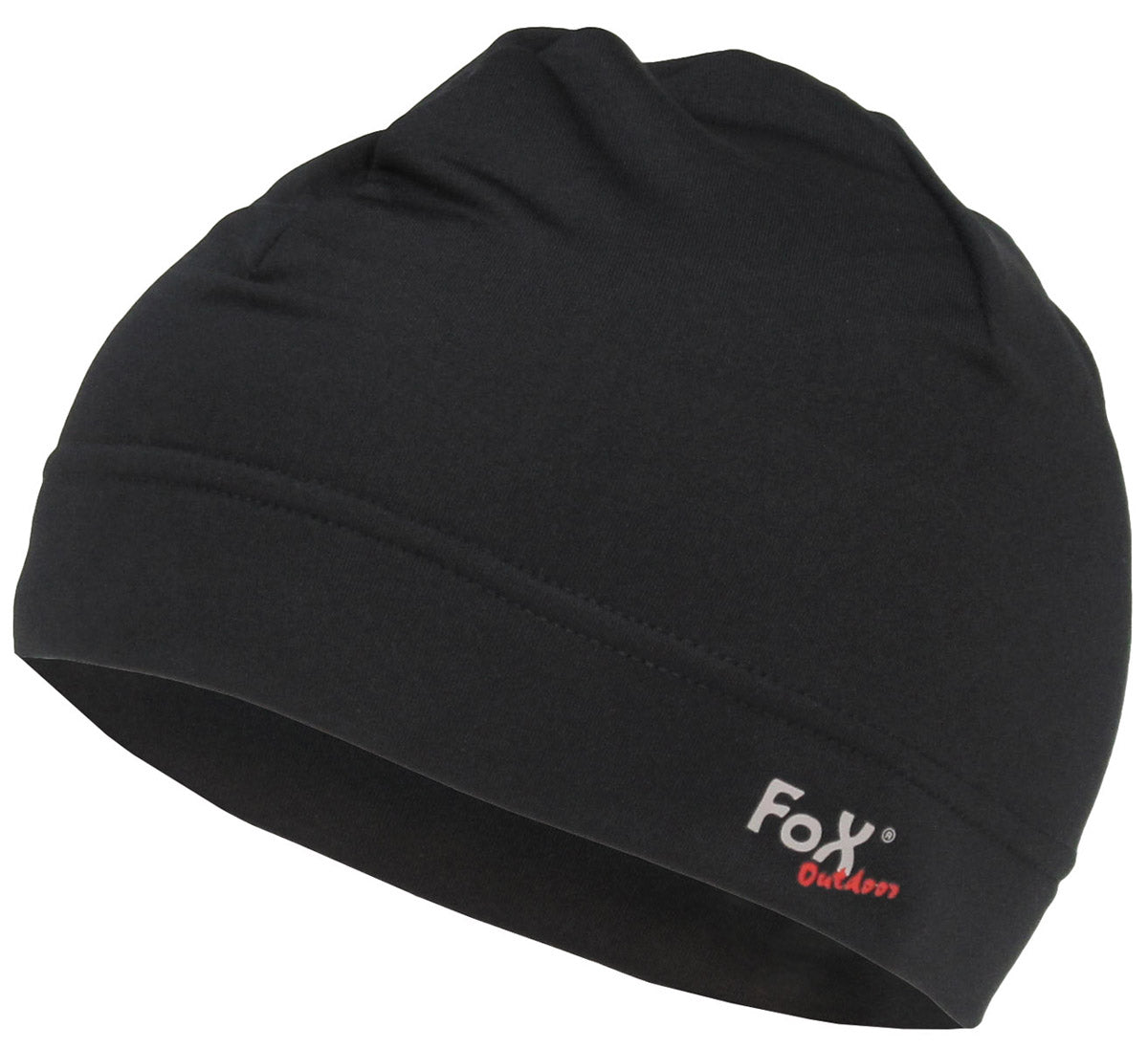 Bonetă "Run" Negru FoxOutdoor - 92% Poliester, Respirabilă