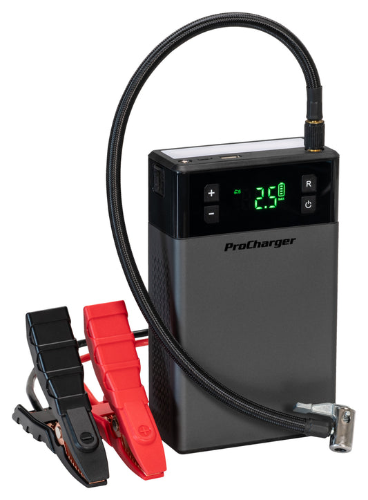 Booster Pornire Air ProCharger - 4in1, Compresor, Lanterna