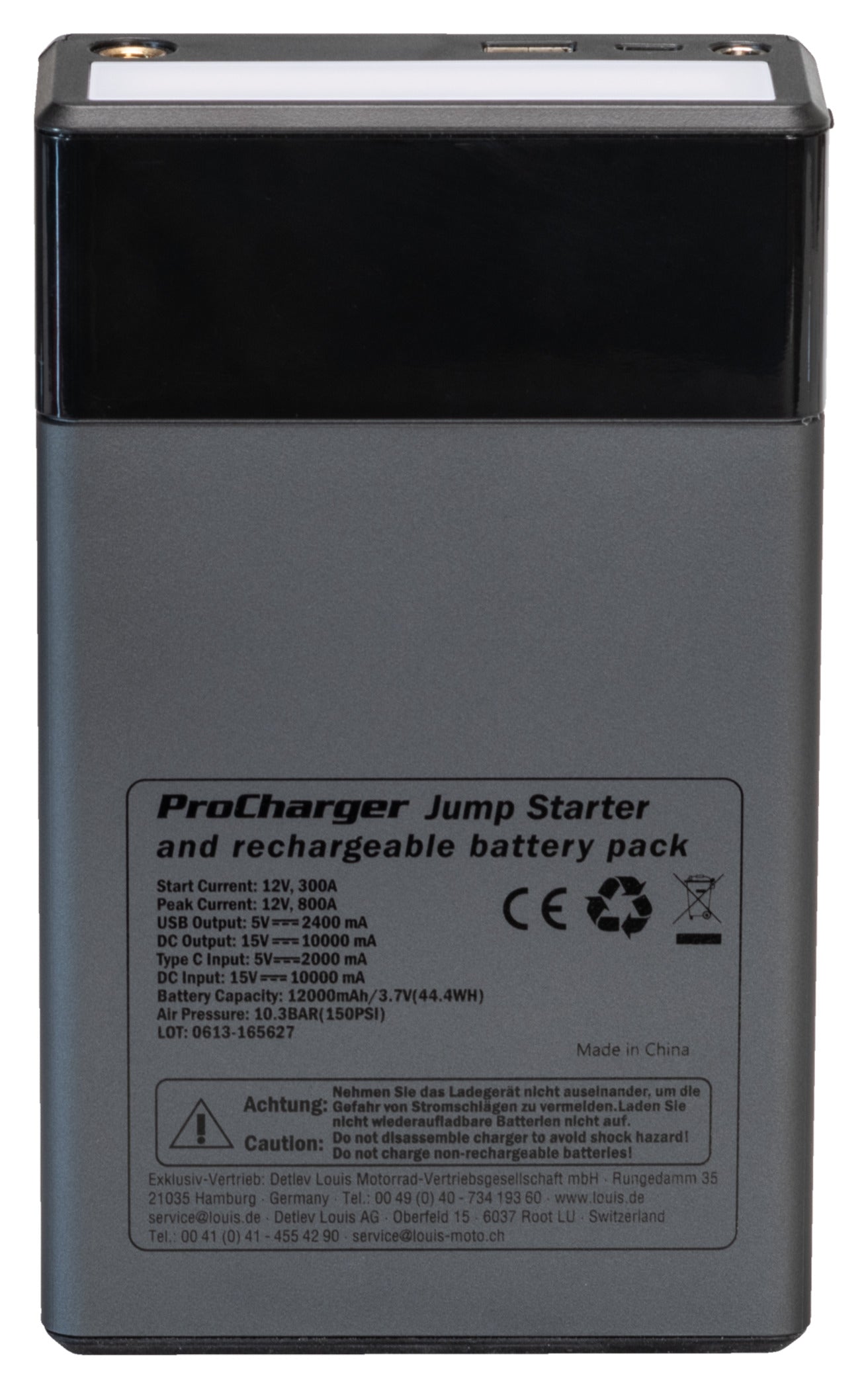 Booster Pornire Air ProCharger - 4in1, Compresor, Lanterna