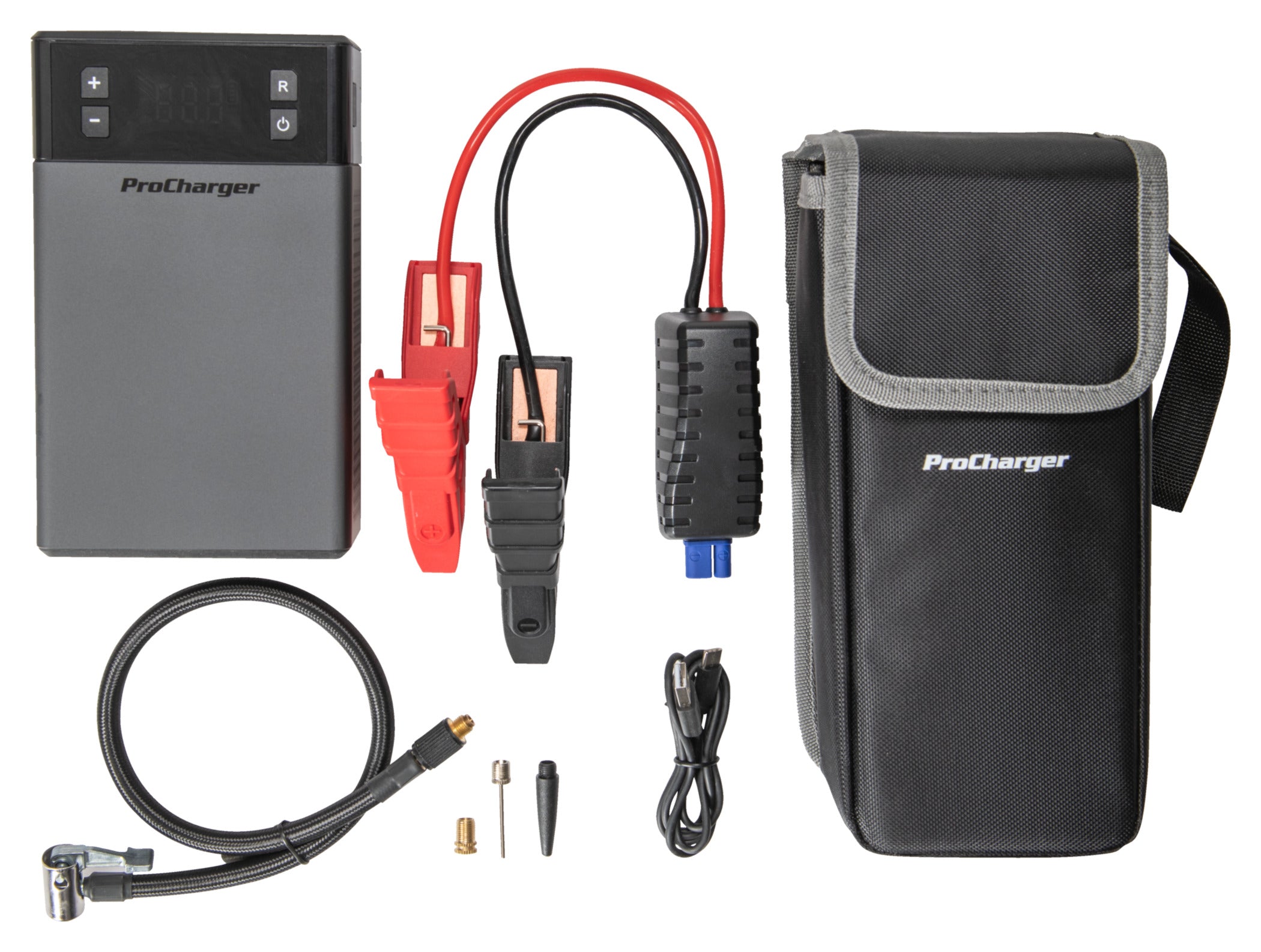 Booster Pornire Air ProCharger - 4in1, Compresor, Lanterna