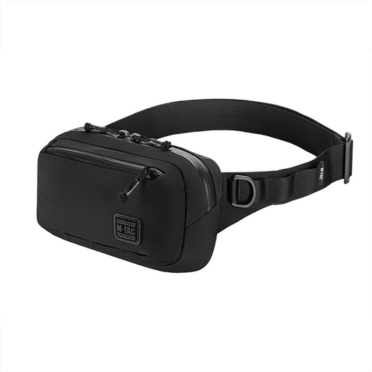 Borsetă M-Tac City Waist Bag Lite-NR Elite - Negru, Impermeabilă