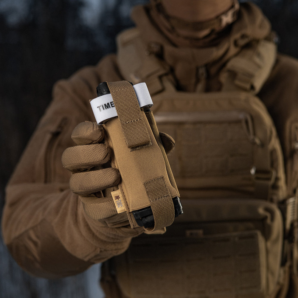 Borsetă M-Tac Pouch Tourniquet Elastic Molle Gen.III - Coyote