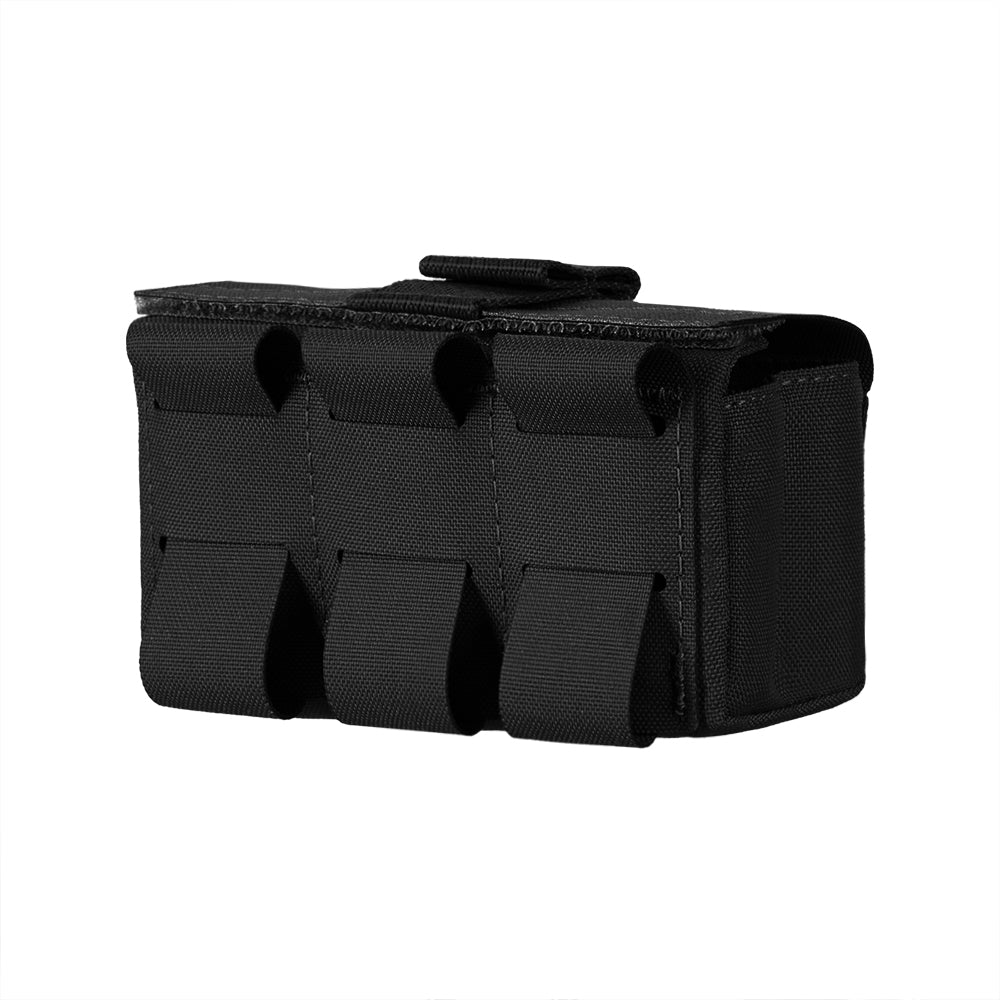 Borsetă Port Cartușe Cal. 12 M-Tac Elite - Negru, 10 Bucăți