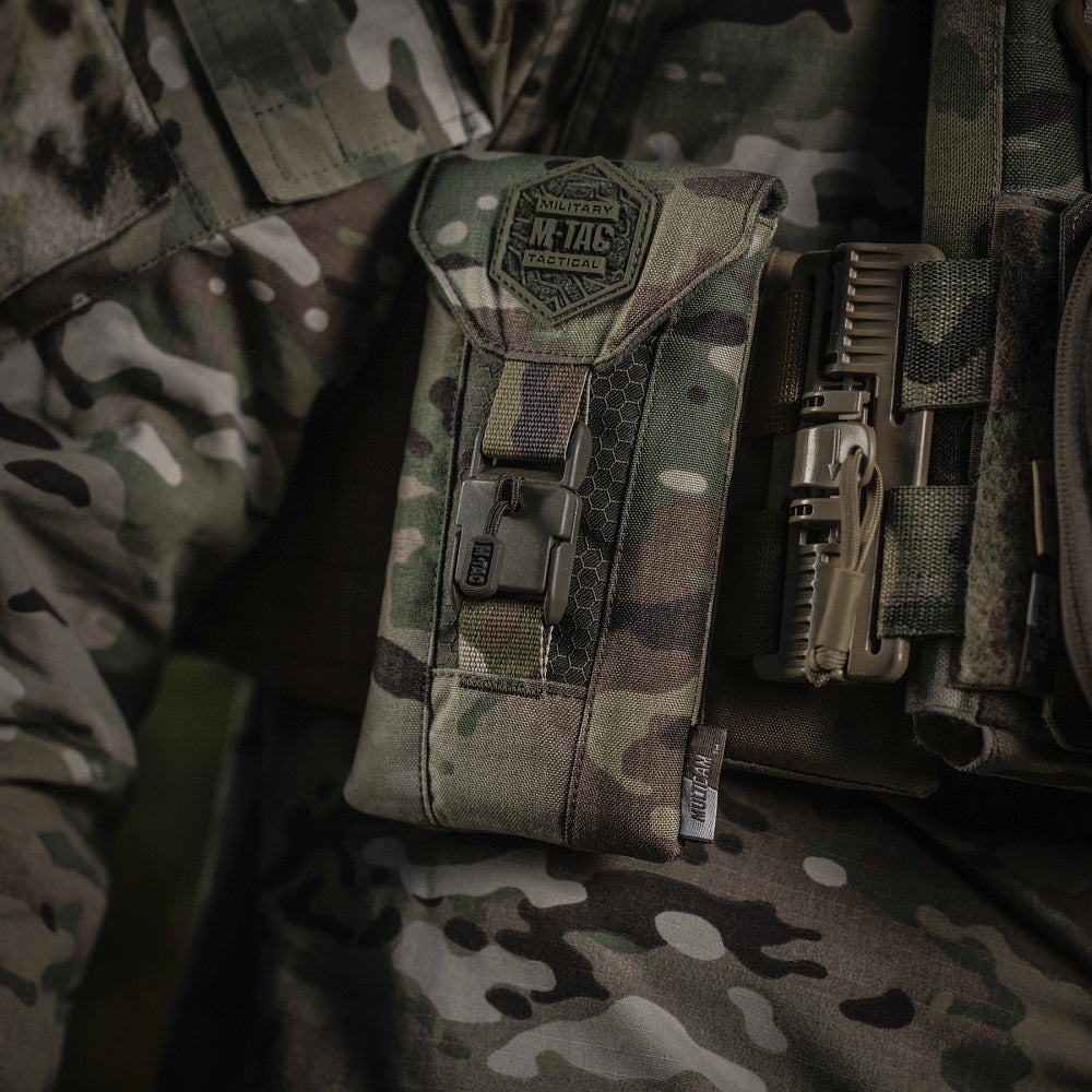 Borsetă Smartphone Elite Large Hex M-Tac - Multicam/Ranger Green