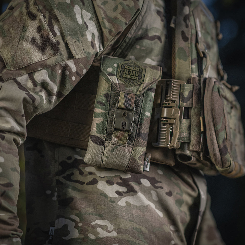 Borsetă Smartphone Elite Large Hex M-Tac - Multicam/Ranger Green