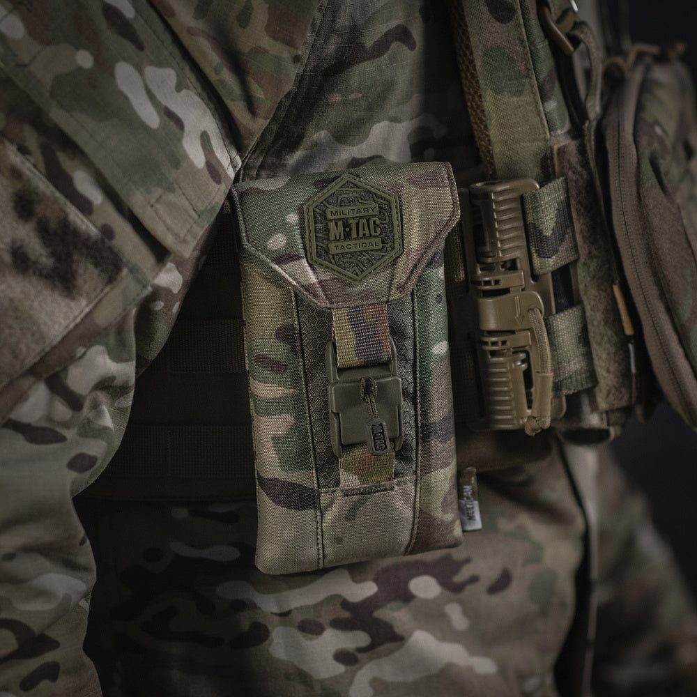 Borsetă Smartphone Elite Large Hex M-Tac - Multicam/Ranger Green